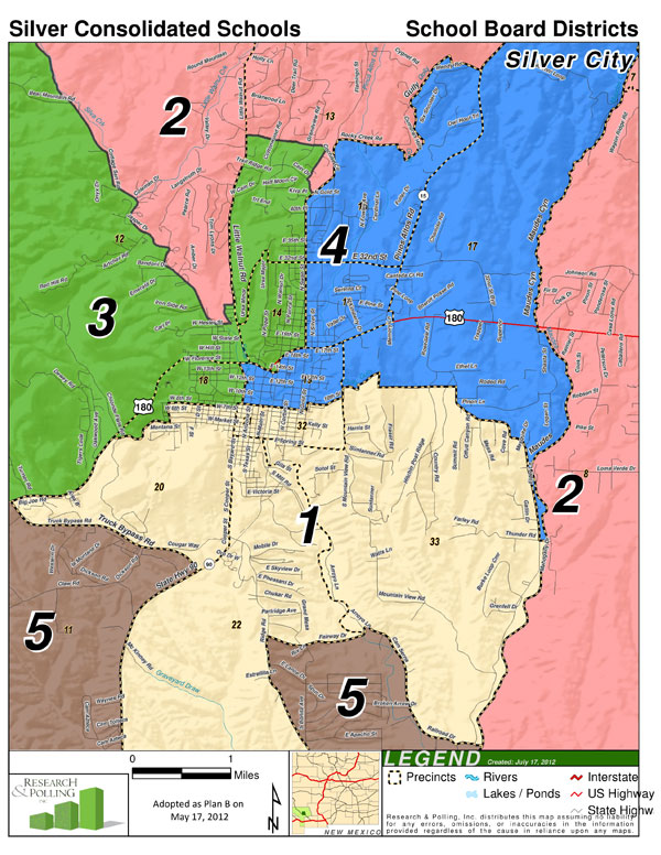 Silver Consolidated Schools District Map 3